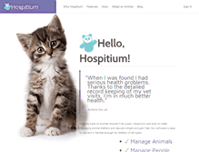Tablet Screenshot of hospitium.co
